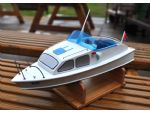 Completed model, port side view